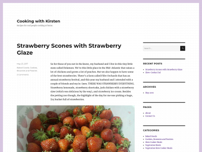 cookingwithkirsten.com snapshot