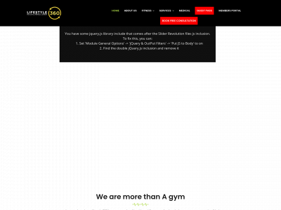 lifestyle360fitness.com snapshot