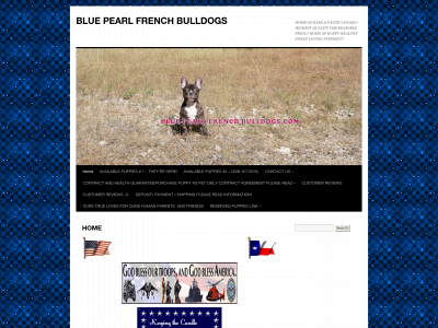 bluepearlfrenchbulldogs.com snapshot