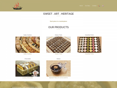 amalsweets.com snapshot