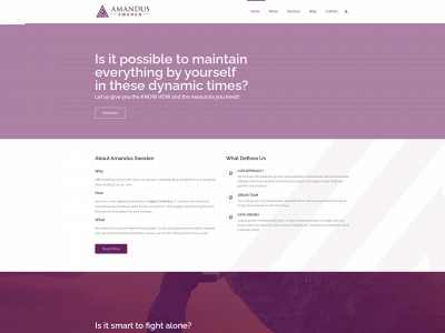 amandusgroup.se snapshot