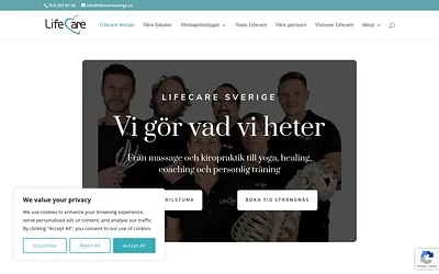 lifecaresverige.se snapshot