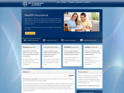 ecs-insurance.com snapshot
