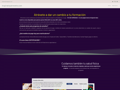 inspirateyatrevete.com snapshot