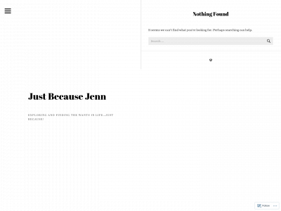 justbecausejenn.com snapshot