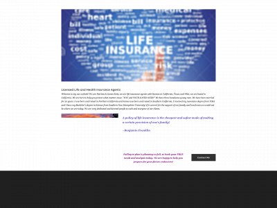 www.patriciazeitzlifeinsuranceagent.com snapshot