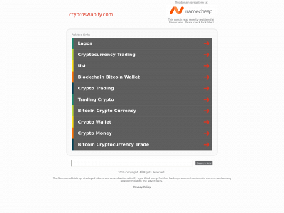 cryptoswapify.com snapshot