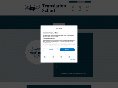 translation-scharf.at snapshot