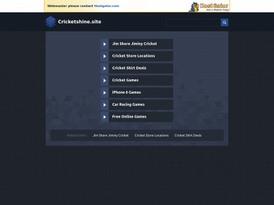 cricketshine.site snapshot