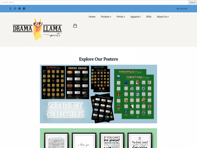 dramallamaprints.com snapshot