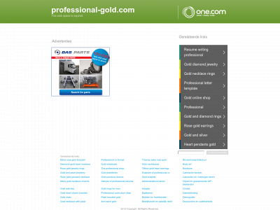 professional-gold.com snapshot