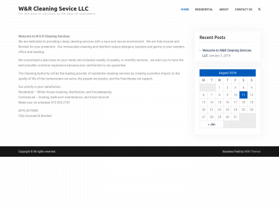 wrcleaning.com snapshot