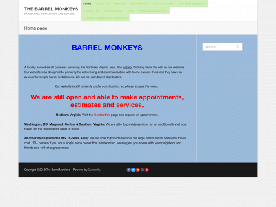 thebarrelmonkeys.com snapshot
