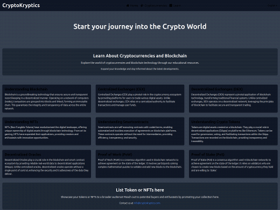 cryptokryptics.com snapshot