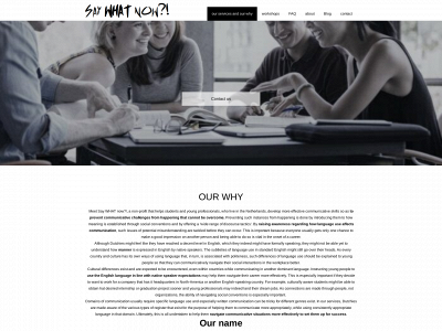 saywhatnow.nl snapshot