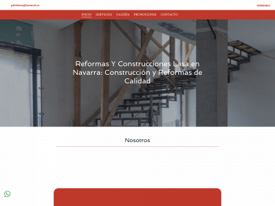reformasyconstruccioneslasasl.es snapshot