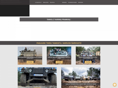 tanks.lt snapshot