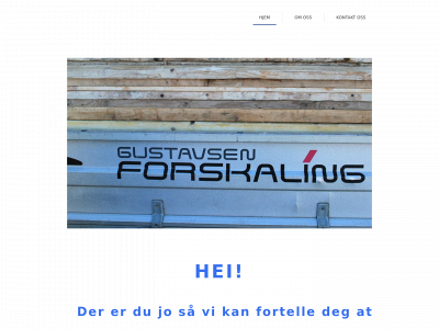 gustavsenforskaling.no snapshot
