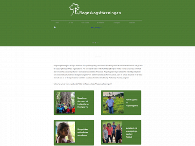 regnskogsforeningen.se snapshot