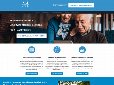 mcshannoninsuranceplus.com snapshot