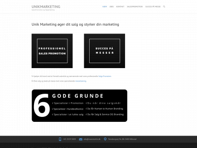 unikmarketing.dk snapshot