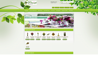 chesterhillflorist.com snapshot