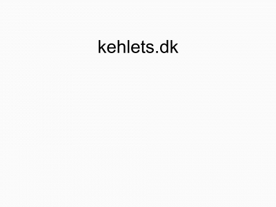 kehlets.dk snapshot