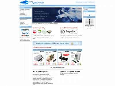 e-sigaretten.no snapshot