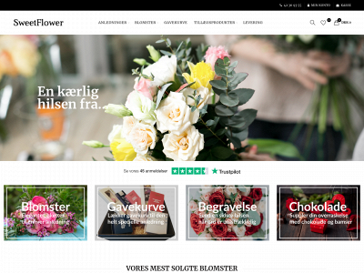 sweetflower.dk snapshot