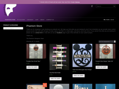 phantomdesigners.com snapshot