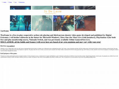 warframe.be snapshot