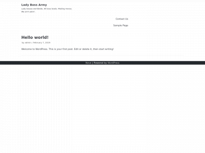 ladybossarmy.com snapshot