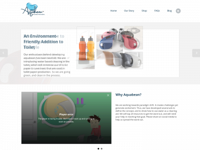 aquabean.com snapshot