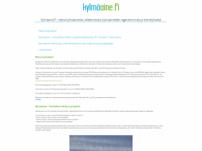 kylmaaine.fi snapshot