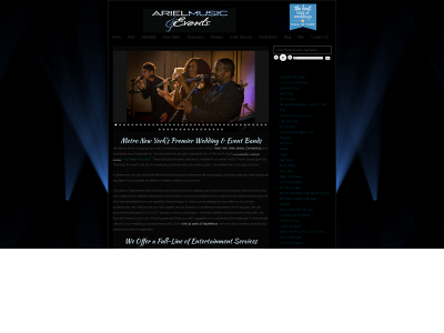 arielmusicandevents.com snapshot