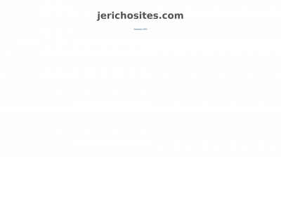 jerichosites.com snapshot