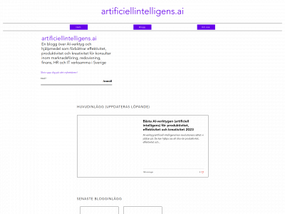 artificiellintelligens.ai snapshot