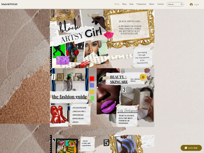 www.blackartsygirl.com snapshot