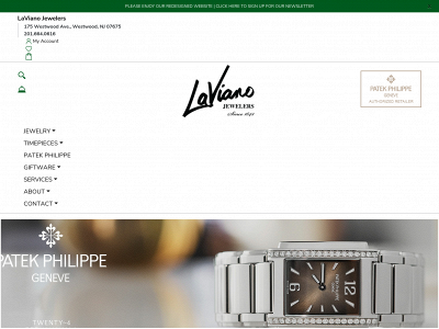 lavianojewelers.com snapshot