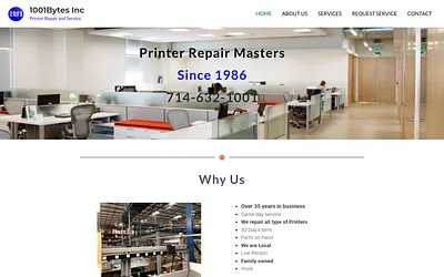 1001bytes.com snapshot