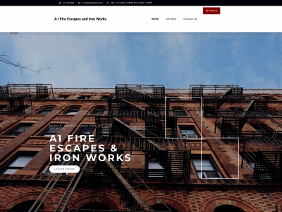 a1fireescapes.com snapshot