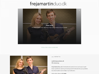 frejamartinduo.dk snapshot
