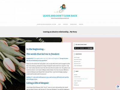 leaveanddontlookback.com snapshot