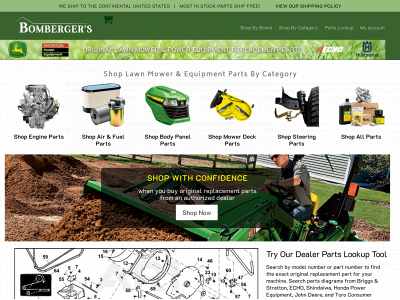bombergersecommerce.com snapshot