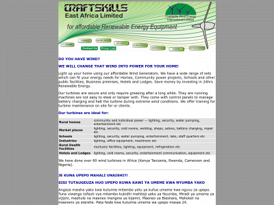 craftskillseastafrica.com snapshot
