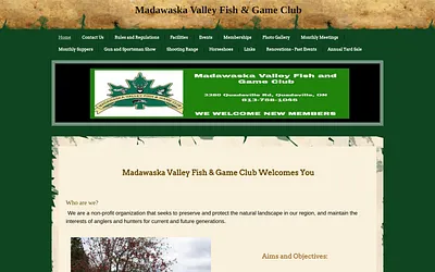 www.madawaskavalleyfishandgameclub.ca snapshot