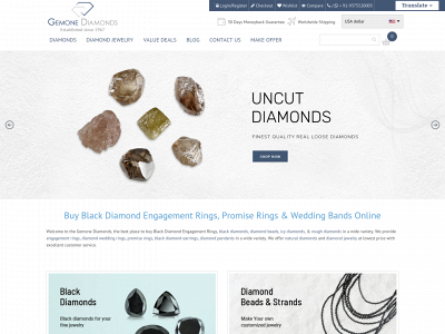gemonediamond.com snapshot