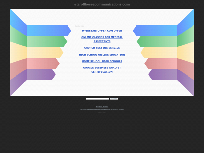 staroftheseacommunications.com snapshot