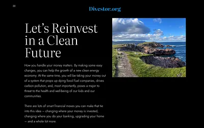 divestor.org snapshot