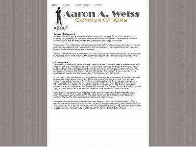 aaronaweiss.com snapshot